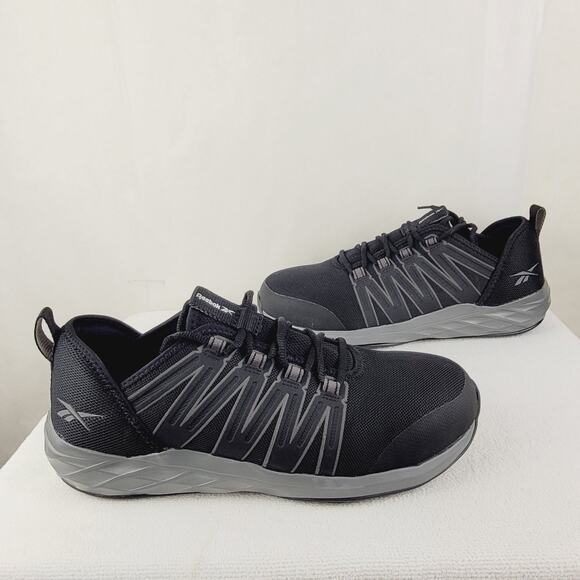 Reebok Work AstroRide steel toe black sneakers 9.5 men 11.5 women slip resistant